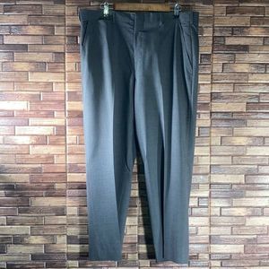 Mens Vintage Brooks Brothers Golden Fleece 100% Wool Gray Pants 38x29